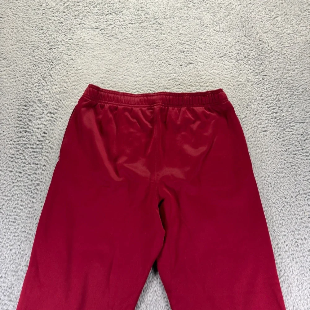 Adidas ClimaWarm Sweatpants Mens L Red Lined Bates Football Running Performance